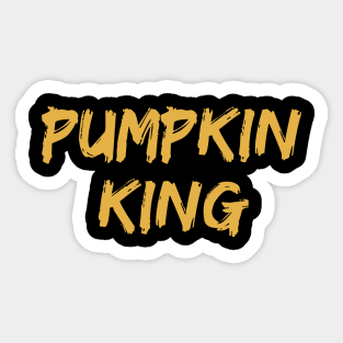 pumpkin king Sticker